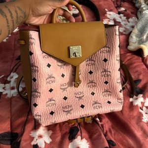 MCM PINK BACK PACK